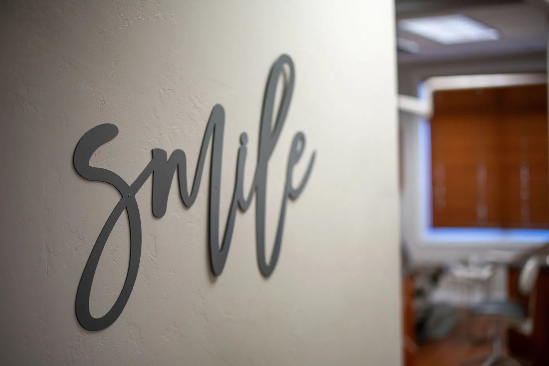 North Fork Dental Care Smile Sign